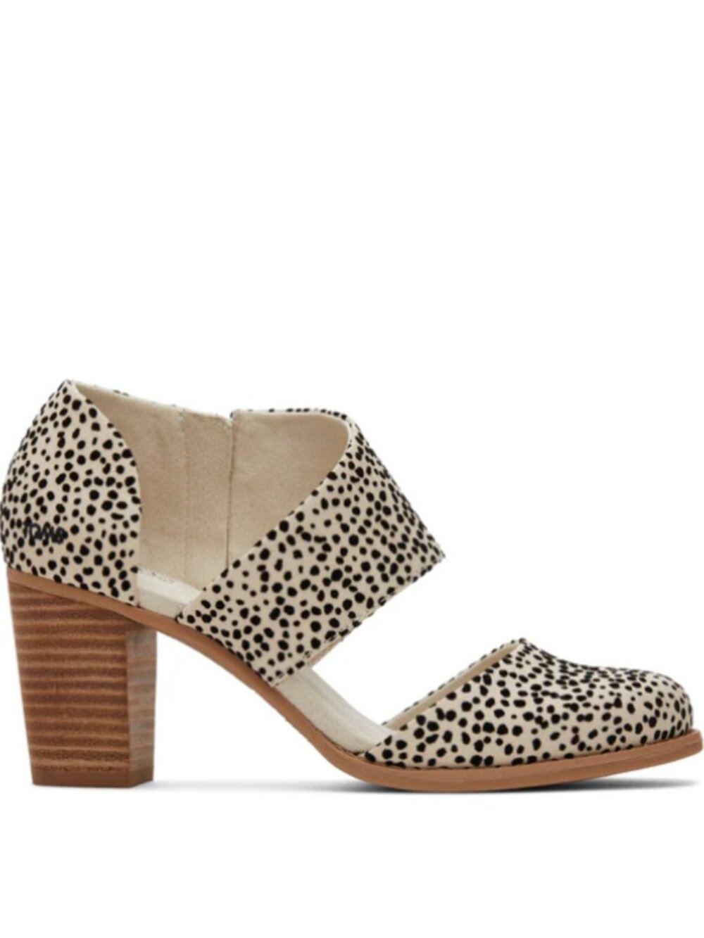 Milan Mini Cheetah Closed Toe Heel